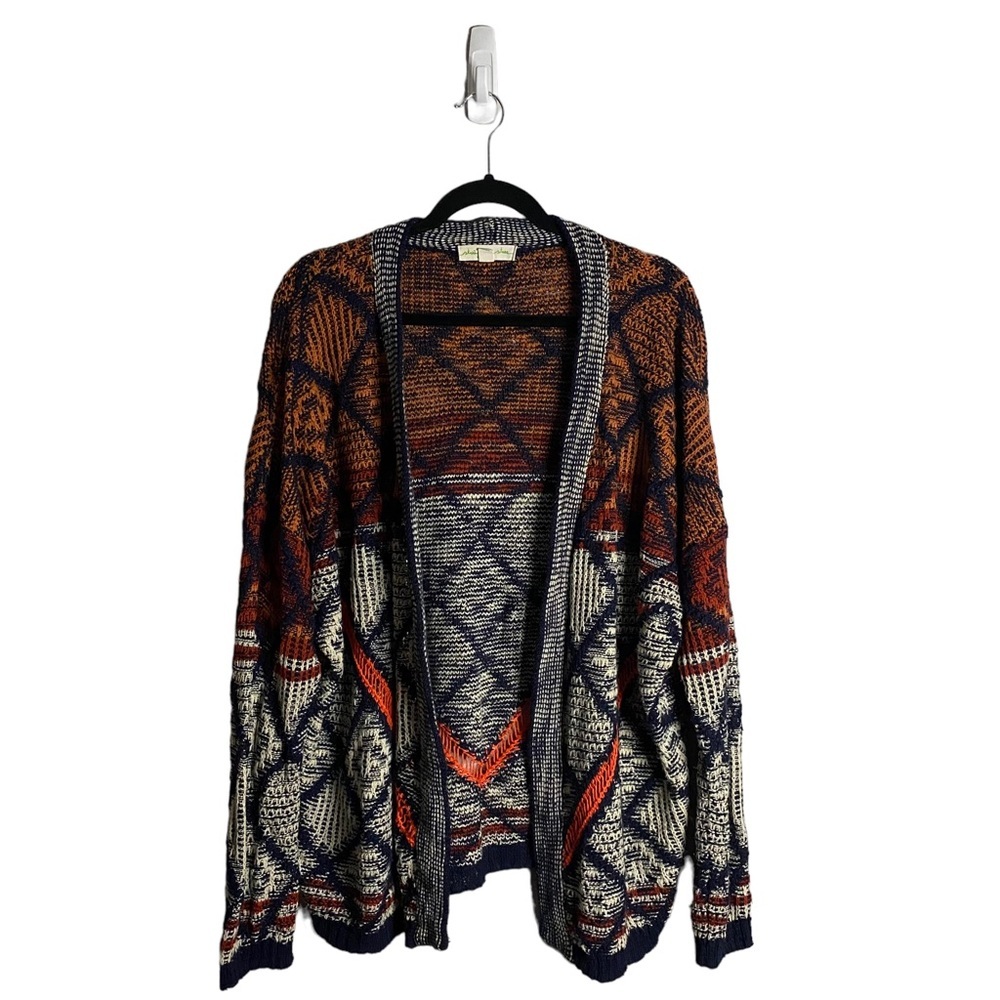 Staring at Stars Women's Patterned Cozy Knit Open Front Cardigan